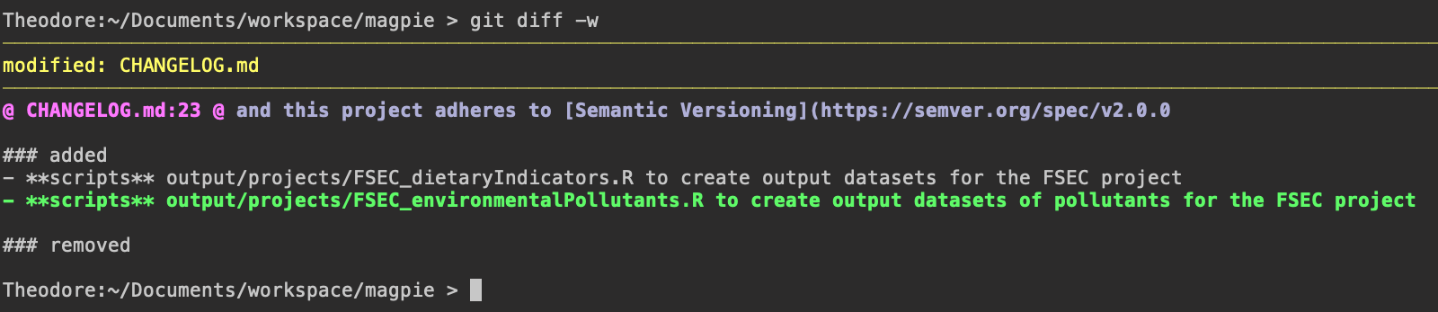 Git pull requests - feeding back | MAgPIE